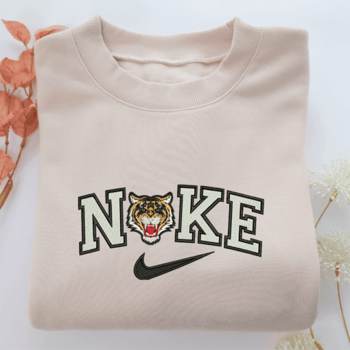 Nike Tiger v3 Nike Embroidered Sweatshirt, Nike Movie Inspired, Best Gifts Idea For Him Her