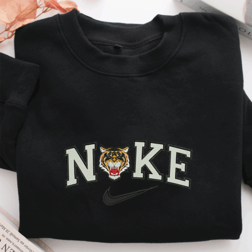 Nike Tiger v3 Nike Embroidered Sweatshirt, Nike Movie Inspired, Best Gifts Idea For Him Her - Image 2