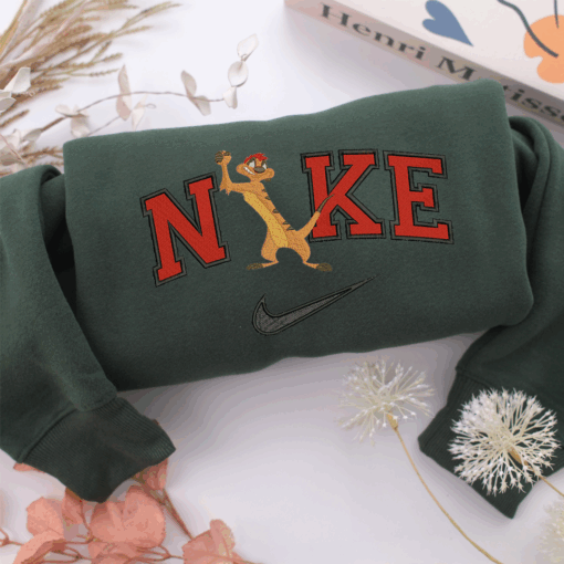 NIke Timon Nike Embroidered Sweatshirt, Nike Movie Inspired, Best Gifts Idea For Him Her - Image 3