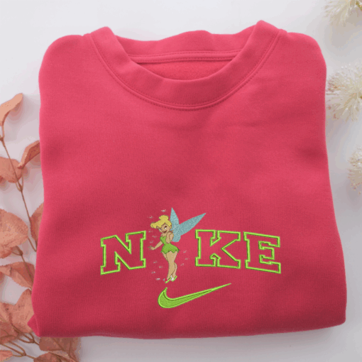 Nike Tinker Bell Nike Embroidered Sweatshirt, Nike Movie Inspired, Best Gifts Idea For Him Her - Image 5