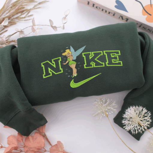 Nike Tinker Bell Nike Embroidered Sweatshirt, Nike Movie Inspired, Best Gifts Idea For Him Her - Image 3