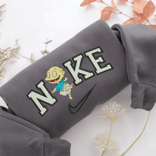 Nike Tommy Pickles Nike Embroidered Sweatshirt, Nike Movie Inspired, Best Gifts Idea For Him Her - Image 4