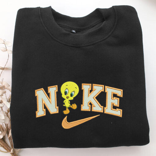Nike Tweety Embroidery, Disneyland Embroidered Sweatshirt, Movie Disney Inspired, Best Gifts Idea For Him Her - Image 5