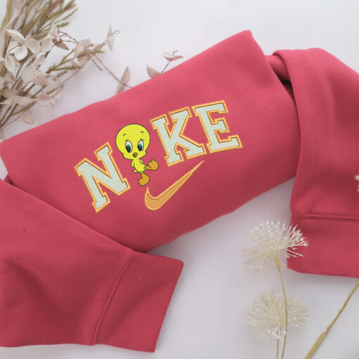 Nike Tweety Embroidery, Disneyland Embroidered Sweatshirt, Movie Disney Inspired, Best Gifts Idea For Him Her - Image 4