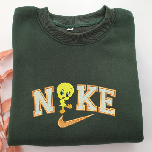 Nike Tweety Embroidery, Disneyland Embroidered Sweatshirt, Movie Disney Inspired, Best Gifts Idea For Him Her - Image 3