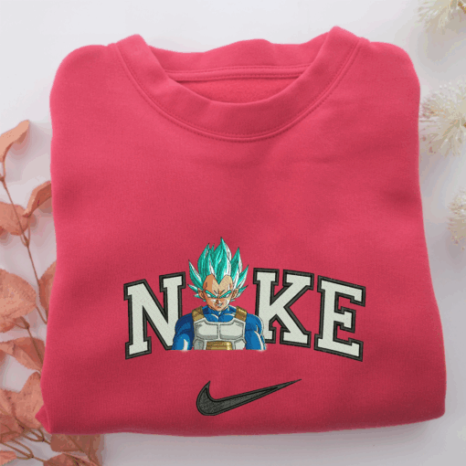 Nike Vegeta Nike Embroidered Sweatshirt, Nike Movie Inspired, Best Gifts Idea For Him Her - Image 5