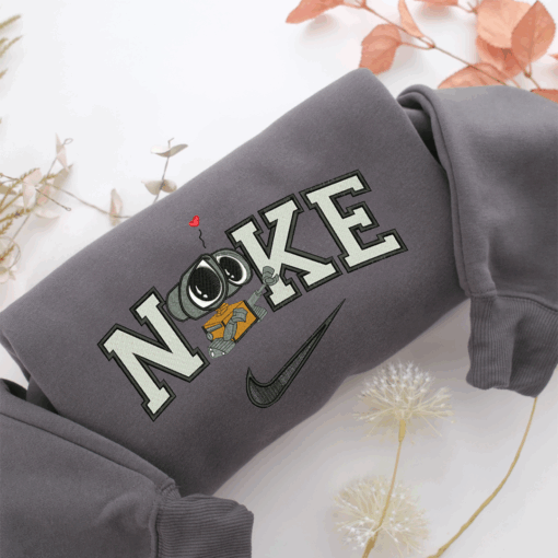 Nike Wall E Nike Embroidered Sweatshirt, Nike Movie Inspired, Best Gifts Idea For Him Her - Image 4