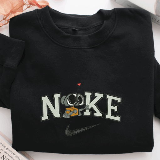 Nike Wall E Nike Embroidered Sweatshirt, Nike Movie Inspired, Best Gifts Idea For Him Her - Image 2