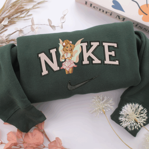Nike Winx Flora Nike Embroidered Sweatshirt, Nike Movie Inspired, Best Gifts Idea For Him Her - Image 3