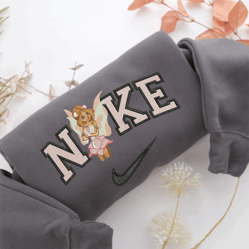 Nike Winx Flora Nike Embroidered Sweatshirt, Nike Movie Inspired, Best Gifts Idea For Him Her - Image 4
