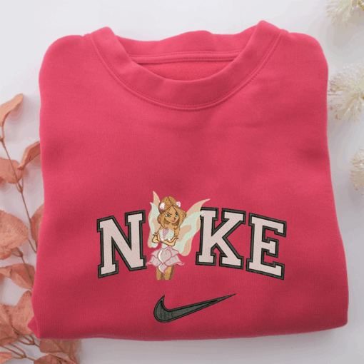 Nike Winx Flora Nike Embroidered Sweatshirt, Nike Movie Inspired, Best Gifts Idea For Him Her - Image 5