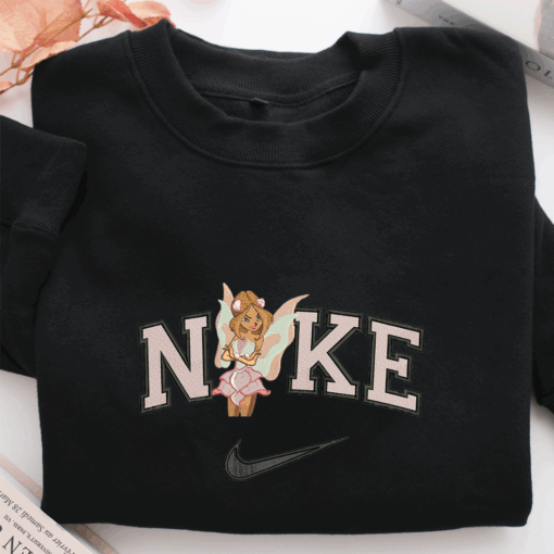 Nike Winx Flora Nike Embroidered Sweatshirt, Nike Movie Inspired, Best Gifts Idea For Him Her - Image 2