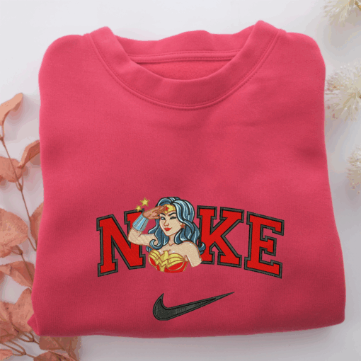 Nike Wonder Woman Nike Embroidered Sweatshirt, Nike Movie Inspired, Best Gifts Idea For Him Her - Image 5