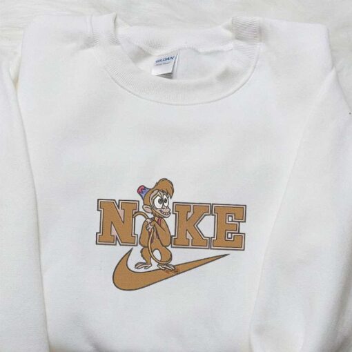Nike x Abu Monkey Embroidered Sweatshirt Aladdin Disney Embroidered Shirt The Best Gift