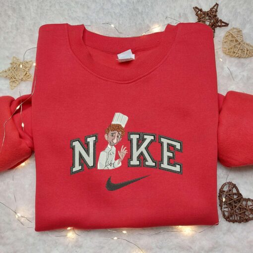Nike x Alfredo Linguini Embroidered Shirt Disney Embroidered Hoodie Nike Inspired Embroidered Shir