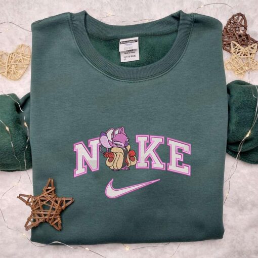 Nike x Angel Cruella De Vil Cosplay Embroidered Shirt Disney Characters Embroidered Hoodie Best Gift Ideas