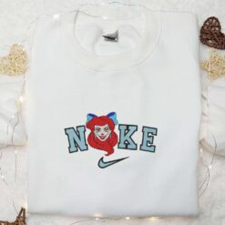 Nike x Ariel Pennywise Embroidered Shirt Disney Cartoon Embroidered Shirt Nike Inspired Embroidered Shirt