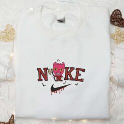 Nike x Baby Lock Embroidered Hoodie The Nightmare Before Christmas Characters Embroidered Sweatshirt Nike Inspired Embroidered T shirt