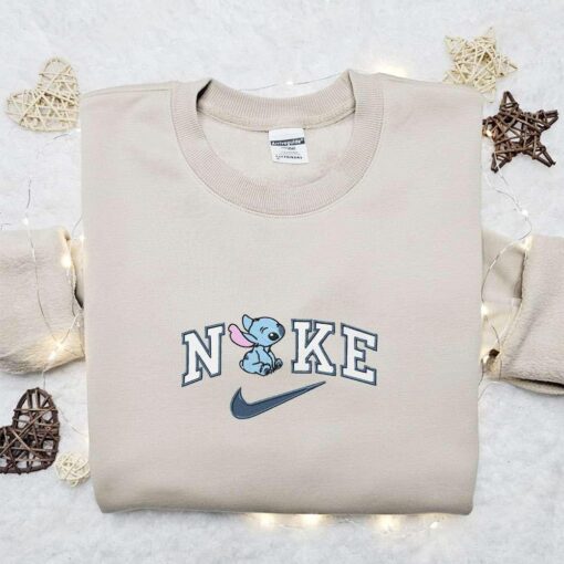 Nike x Baby Stitch Embroidered Sweatshirt Lilo and Stitch Embroidered Shirt Best Gift Ideas For All Occasions
