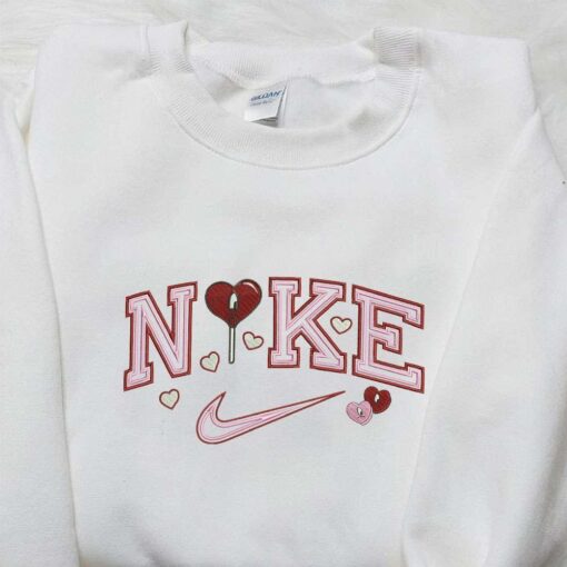 Nike x Bad Bunny Candy Hearts Embroidered Shirt Weeknd Embroidered Shirt Valentine's Day Embroidered Shirt