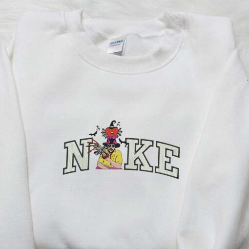 Nike x Bad Bunny Sweet Dreams Halloween Embroidered Shirt Custom Nike Embroidered Hoodie Best Gifts for Halloween Lovers