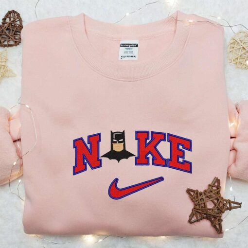 Nike x Batman Women Movie Embroidered Sweatshirt Marvel Cinematic Universe Embroidered Shirt Best Gift Ideas for Family