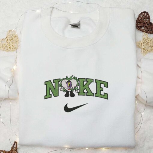 Nike x Beetlejuice Bad Bunny Embroidered Sweatshirt Halloween Embroidered Hoodie Best Halloween Gifts for Family