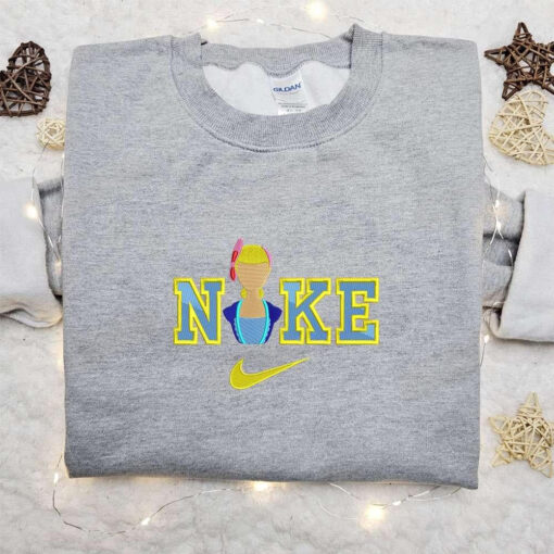 Nike x Bo Peep Embroidered Shirt Disney Toy Story Embroidered Hoodie Best Gift Ideas