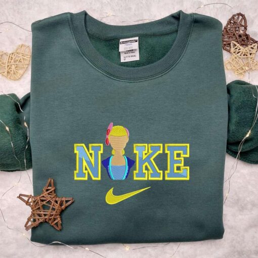 Nike x Bo Peep Embroidered T shirt Toys Story Disney Embroidered Shirt Nike Inspired Embroidered Hoodie