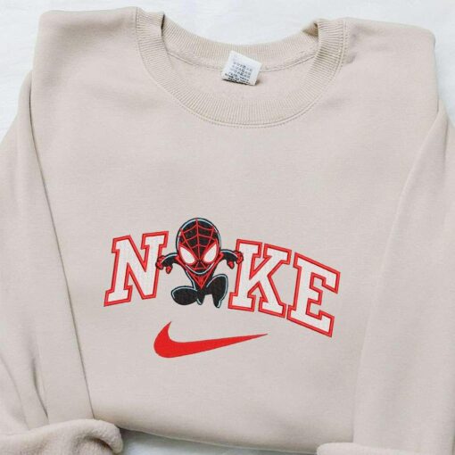 Nike x Chibi Spider Man Venom Movie Embroidered Tshirt Marvel Comics Embroidered Hoodie Custom Nike Embroidered T shirt