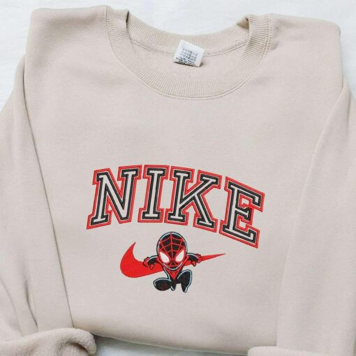 Nike x Chibi Spider Man Venom Movie Embroidered Tshirt Marvel Universe Embroidered Hoodie Custom Nike Embroidered T shirt