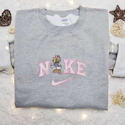 Nike x Daisy Duck Farmer Embroidered Shirt Disney Characters Embroidered Hoodie Best Gift Ideas