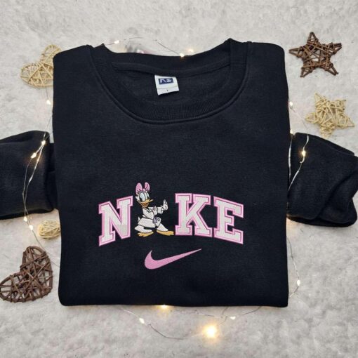 Nike x Daisy Karate Embroidered Hoodie Disney Characters Embroidered Hoodie Nike Inspired Embroidered Hoodie