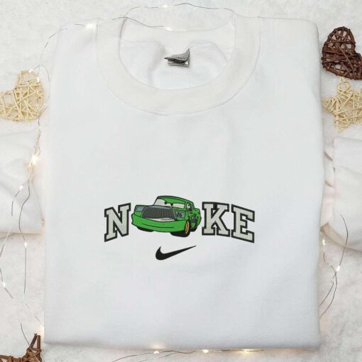 Nike x Disney Cars Chick Hicks Embroidered Sweatshirt Disney Pixar Cars Embroidered Hoodie Custom Nike Embroidered T shirt
