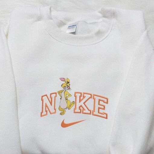 Nike x Disney Rabbit Embroidered Sweatshirt Winnie the Pooh Characters Embroidered Hoodie Cartoon Embroidered T shirt