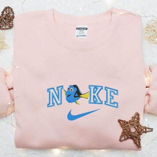 Nike x Dory Embroidered Shirt Finding Dory Disney Embroidered Shirt Nike Inspired Embroidered Shirt