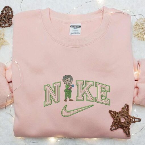 Nike x Ellie Fredricksen Embroidered Sweatshirt Walt Disney Embroidered Shirt Nike Inspired Embroidered T shirt