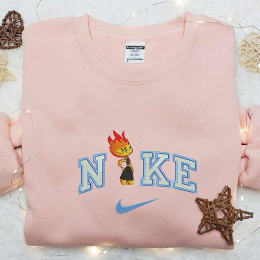 Nike x Ember Lumen Embroidered Shirt Elemental Characters Embroidered Hoodie Best Birthday Gift Ideas