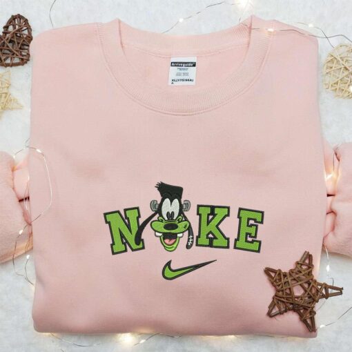 Nike x Goffy Halloween Frankenstein Embroidered Shirt Disney Halloween Embroidered Shirt Nike Inspired Embroidered Shirt