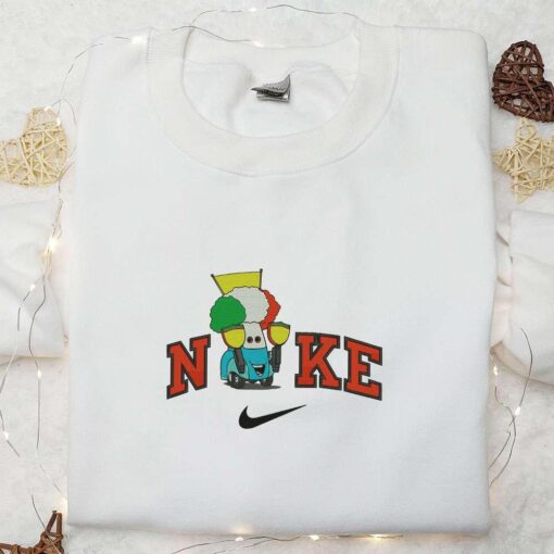 Nike x Guido Disney Pixar Cars Circus Embroidered Sweatshirt Disney Pixar Cars Embroidered Hoodie Custom Nike Embroidered T shirt
