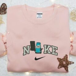 Nike x Guido Disney Pixar Embroidered Sweatshirt Pixar Cars Embroidered Hoodie Custom Nike Embroidered T shirt