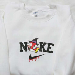 Nike x Halloween Cheep Cheep Super Mario Embroidered Shirt Game Characters Embroidered Shirt Nike Inspired Embroidered Shirt