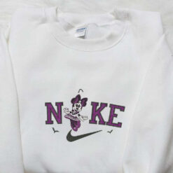 Nike x Halloween Minnie Embroidered Shirt Disney Halloween Embroidered Shirt Nike Inspired Embroidered Shirt