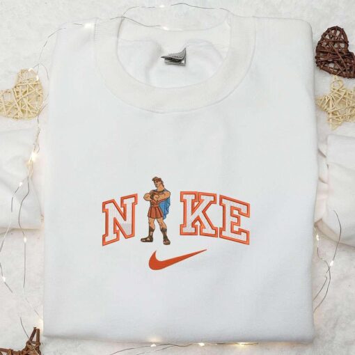 Nike x Hercules Embroidered Shirt Disney Characters Embroidered Hoodie Best Gift Ideas 1