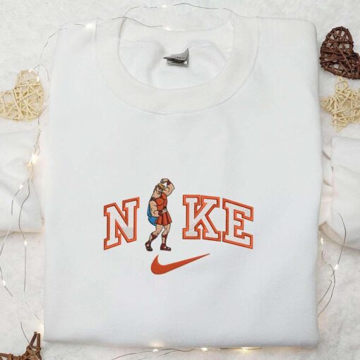 Nike x Hercules Embroidered Sweatshirt Disney Characters Embroidered Sweatshirt Nike Inspired Embroidered Shirt