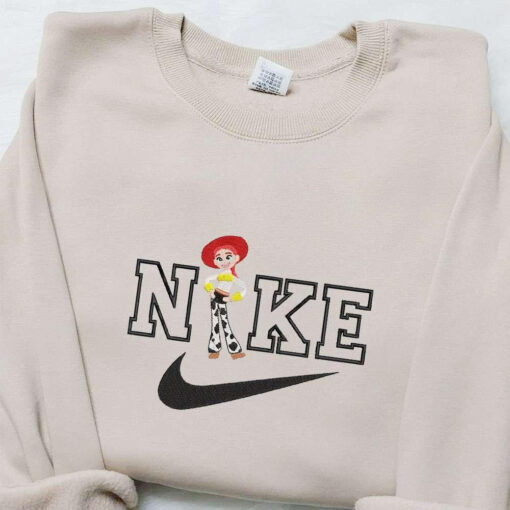 Nike x Jessi Embroidered Sweatshirt Disney Characters Embroidered Shirt Best Birthday Gift Ideas