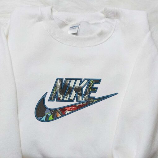Nike x Joker Face Embroidered Shirt Halloween Embroidered Shirt Nike Inspired Embroidered Shirt