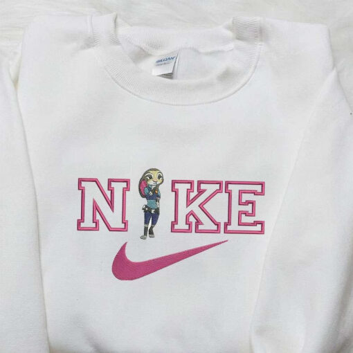Nike x Judy Hopps Zootopia Embroidered Shirt Disney Embroiderd Shirt Nike Inspired Embroidered Shirt