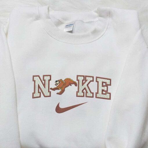 Nike x Koda Bear Embroidered Shirt Nike Inspired Embroidered Shirt Walt Disney Embroidered Shirt