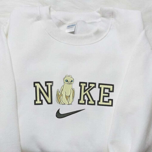 Nike x Light Furry Embroidered Shirt How to Train Your Dragon Embroidered Shirt Movie Embroiderd Shirt